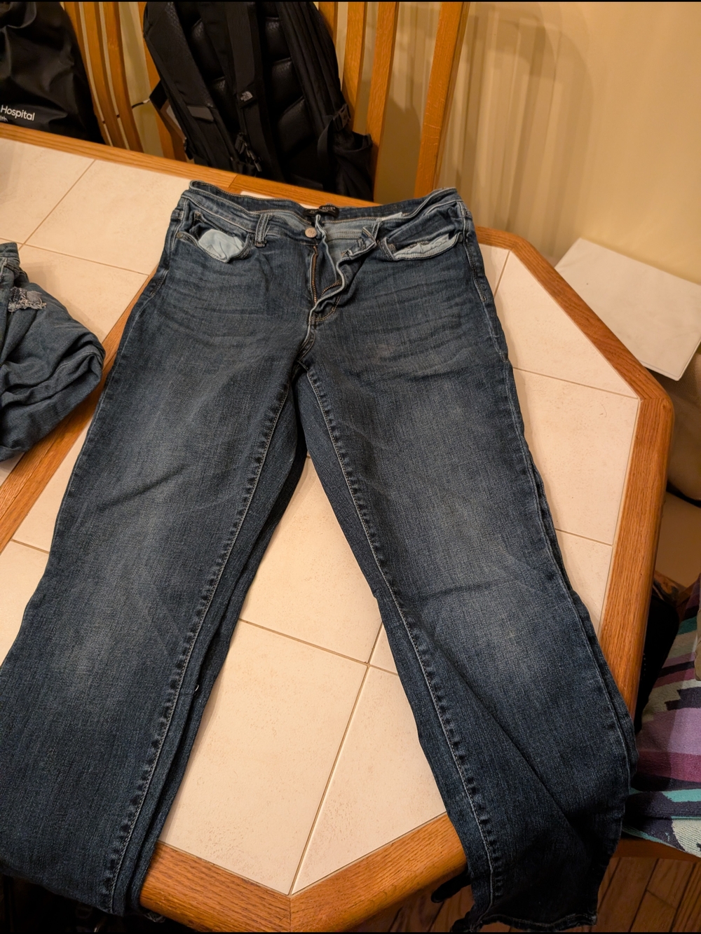 Judy Blue Dark Wash Straight Leg Jeans